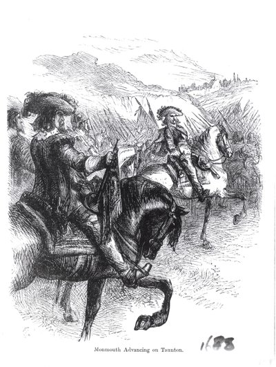 Duke of Monmouth Advancing on Taunton by English School